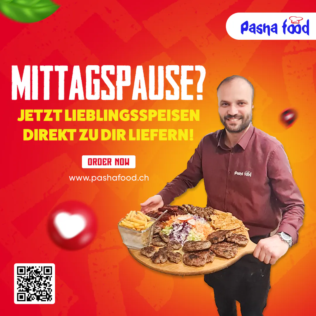 PashaFood Mittagspause Post mit Grillplatte